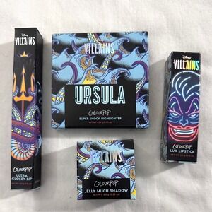 NEW ColourPop Disney Villains Ursula Makeup Bundle Discontinued Retired Set RARE